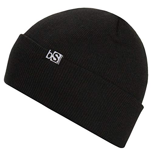 BLACKSTRAP Essential Beanie with Flip Tag Multi-Season Headwear for Men and Women (One Size)