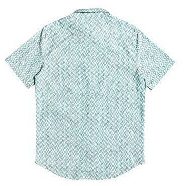 Quiksilver Mens Geo Spot Shirt Ss Short Sleeve Shirt White XL