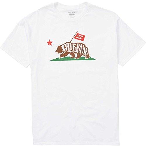 Billabong Men's Bearflag CA Tee White T-Shirt