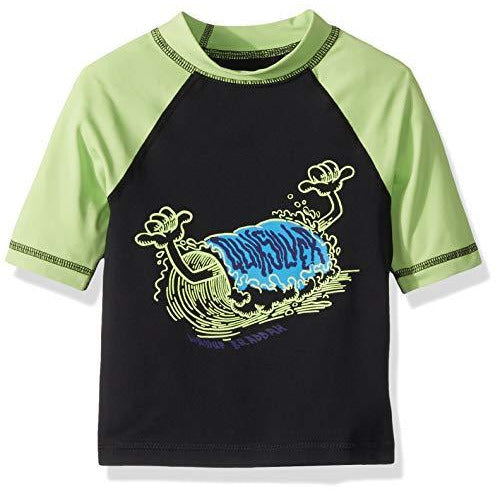 Quiksilver Boys Bubble Dreams Short Sleeve Boy Rashguard UPF 50+