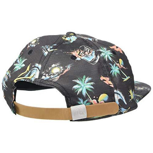Quiksilver Men's Taxer Print HAT, Tarmac, 1SZ