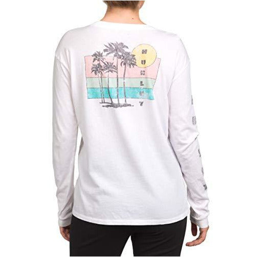 Hurley Womens Colima Washed Boyfriend Long Sleeve