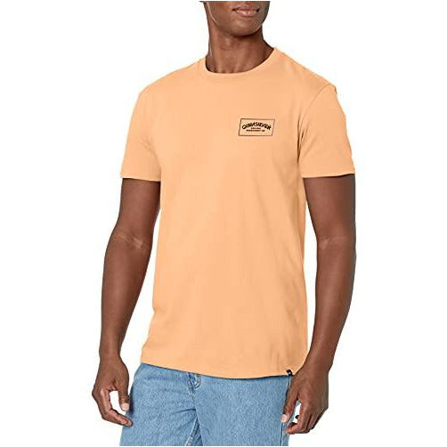 Quiksilver Men's Art Graphic Logo Short Sleeve Tee Shirt
