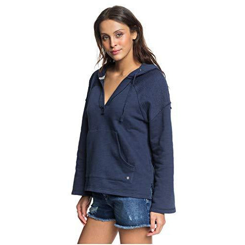 Roxy Sun Beats Down Pullover Sweatshirt Mood Indigo MD