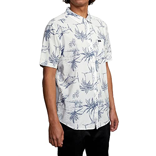 RVCA Men's Panic Point Short Sleeve Woven