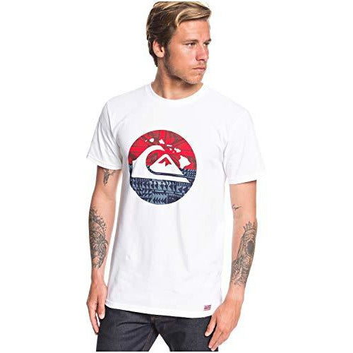 Quiksilver Mens Hi Logistic Mt0 Tee White S