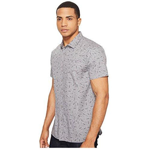 Tavik Men's Porter Short Sleeve Light Grey Scatter Shirt