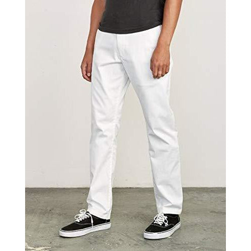 RVCA Sale Weekend Stretch Straight Fit Pant White 40