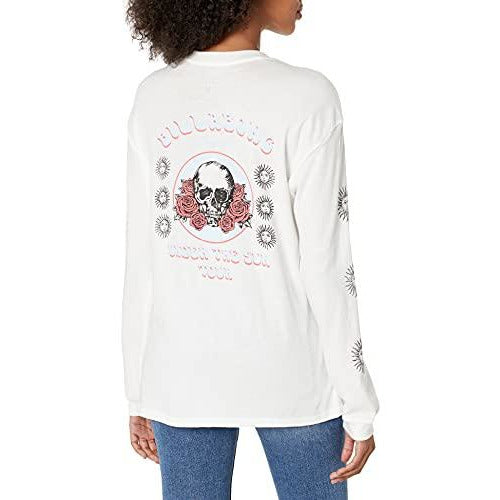 Billabong Women's 100% Cotton Classic Long Sleeve Graphic Tee