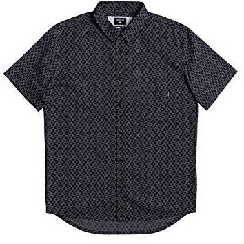 Quiksilver Mens Geo Spot Shirt Ss Short Sleeve Shirt Black XXL