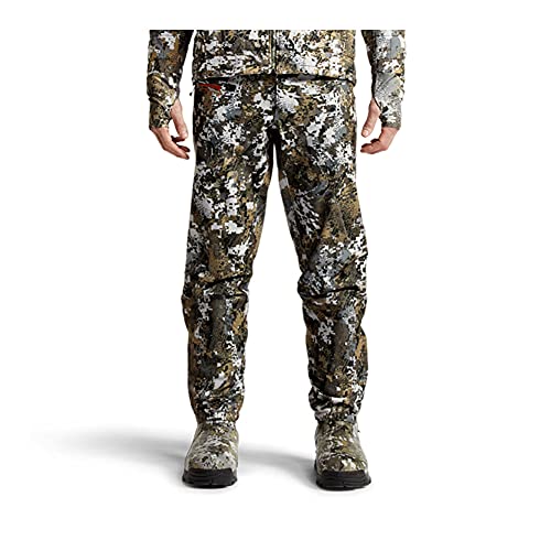 SITKA Gear Men's Tall Size Downpour Waterproof Articulated Camo Hunting Pants