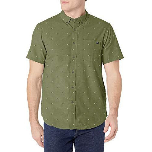 Billabong Men's All Day Jacquard Short Sleeve Woven Shirt