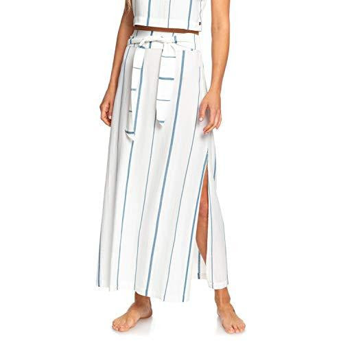 Roxy Womens Island Evasion Stripe Snow White Thin Bold Skirt Size
