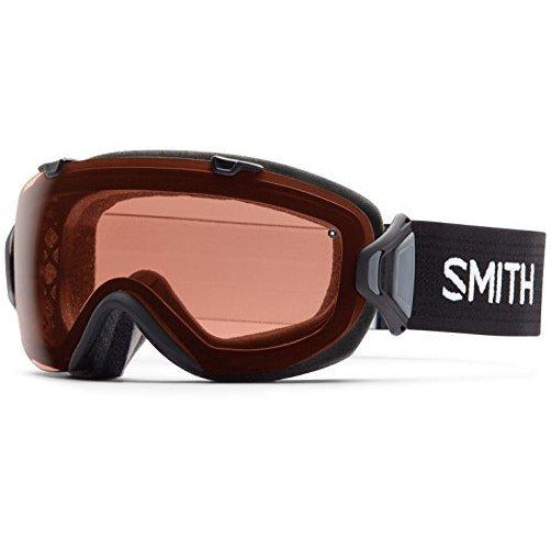Smith Optics I/OS Vaporator Series Polarized Winter Sport Snowmobile Goggles Eyewear - Black/Rose Copper/One Size Fits All
