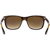 Ray-Ban Men's RB4181 Sunglasses Light Havana/Crystal Brown Gradient 57mm