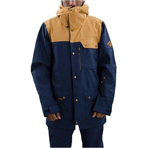 Dakine Men's Wyeast Waterproof Jacket, Midnight Buckskin, XL