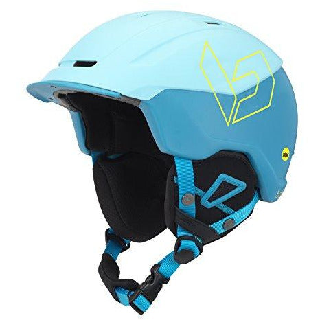 Bolle Adult Instict MIPS Freeride Ski Helmet - Matte Blue Yellow (58-61 cm)