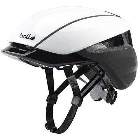 Bolle Messenger Premium Hi-Vis Cycling Helmet White/Black Unisex-Adult 51-54cm
