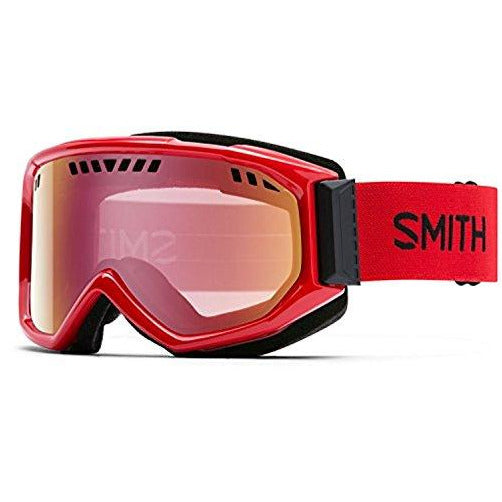 Smith Optics Scope Adult Airflow Series Ski Snowmobile Goggles Eyewear - Fire/Red Sensor Mirror/Medium