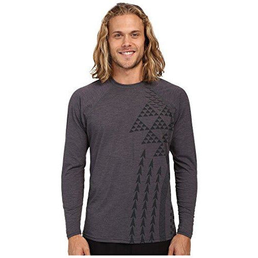 XCEL Wetsuits Men's Haleiwa Ventx UV Long Sleeve, Heather Charcoal, XL