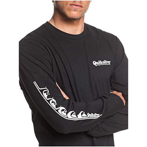 Quiksilver Men's Modern Script TEE, Black, XL