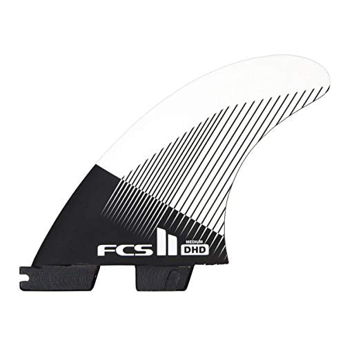 FCS II DHD PC Surfboard Tri Fin Set - Large