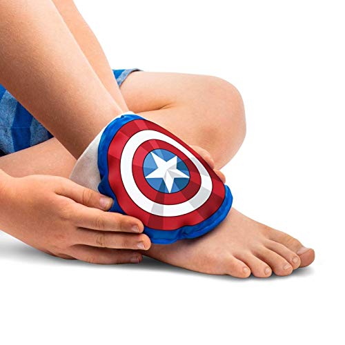 Chattanooga Reusable Round Gel Cold Ice Pack - Spider-Man - Featuring Marvel for Kids & Children - Designs for Injuries - Cold Therapy