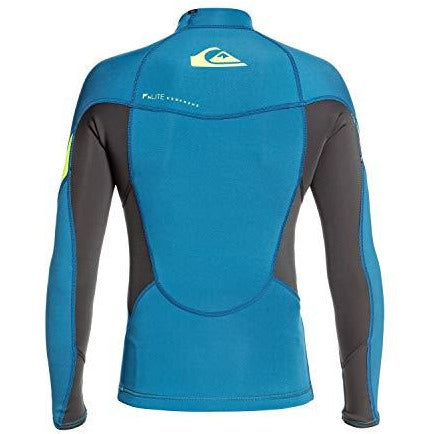 Quiksilver Boys 1Mm Syncro - Long Sleeve Neoprene Surf Top Long Sleeve Neoprene Surf Top Blue 14