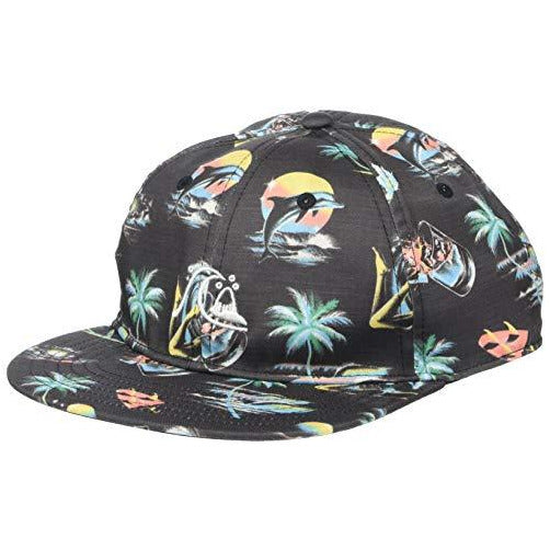 Quiksilver Men's Taxer Print HAT, Tarmac, 1SZ