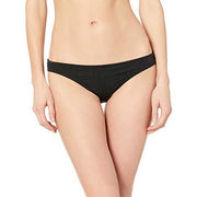 Billabong lowrider bikini bottom, black textured knit fabric