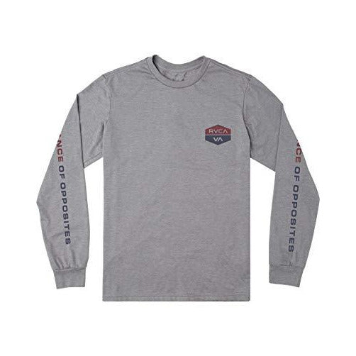 RVCA Boys' Long Sleeve Graphic Crew Neck T-Shirt