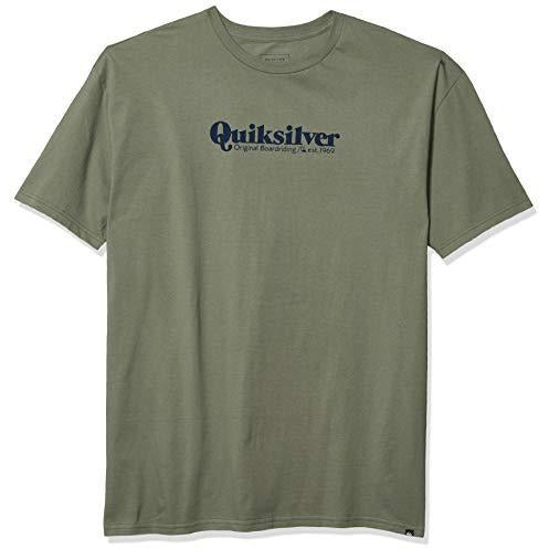 Quiksilver Men's Modern Script TEE, Agave Green, XL