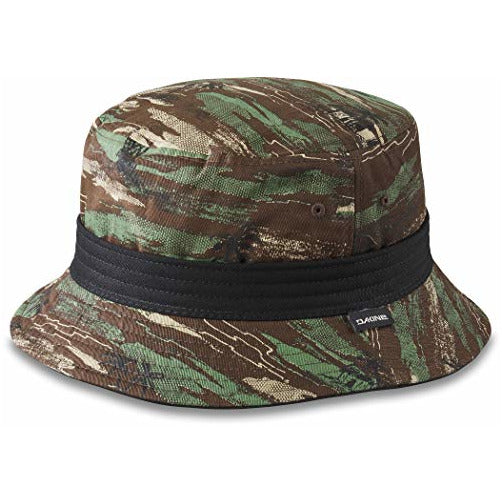 Dakine Standard Option Reversible Bucket Hat, Black/Aloha Camo, One Size