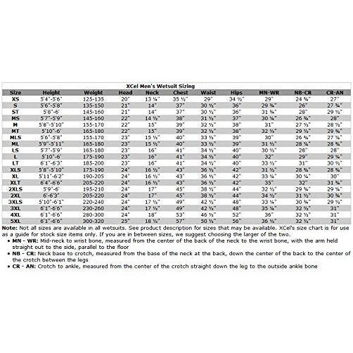 XCEL 2mm Men's AXIS Long John Wetsuit - Black