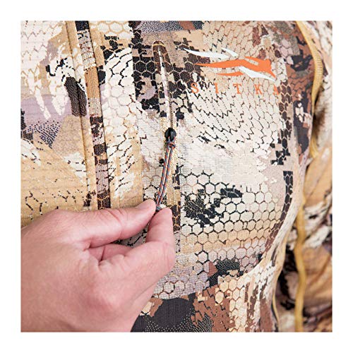 SITKA Gear Men's Grinder Half-Zip Insulated Waterfowl Concealing Hunting Pullover