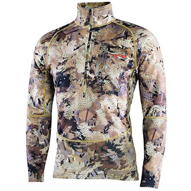SITKA Gear Men's Grinder Half-Zip Insulated Waterfowl Concealing Hunting Pullover