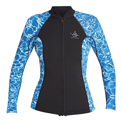 XCEL Womens Water Inspired Axis Long Sleeve Front Zip 2/1mm Jacket