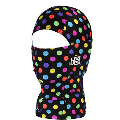 BLACKSTRAP Kids The Hood Dual Layer Cold Weather Neck Gaiter and Warmer for Children, Polka Dot