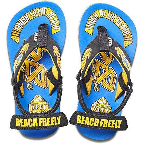 Reef - Boys Little Racecar Sandals, Size: 5/6 M US Toddler, Color: Racer 84