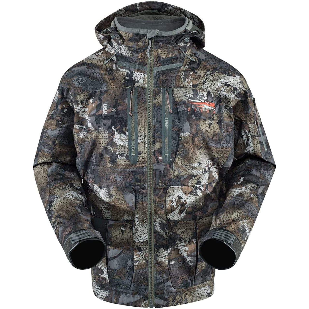 Sitka Men's Hudson Waterproof Insulated Hunting Jacket, Optifade Timber, Large Tall