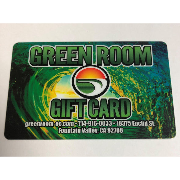 Green Room Extreme Sports Gift Cards (In Store ONLY)